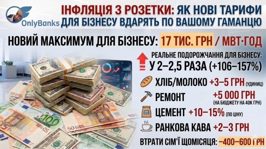 Інфляція з розетки: на скільки подорожчають продукти та ремонт через нові прайс-кепи