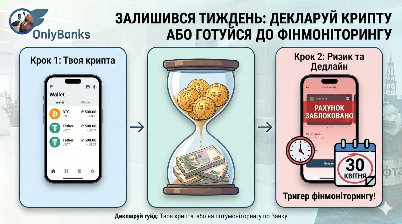 Крипта в декларації: як не «згоріти» на фінмоніторингу
