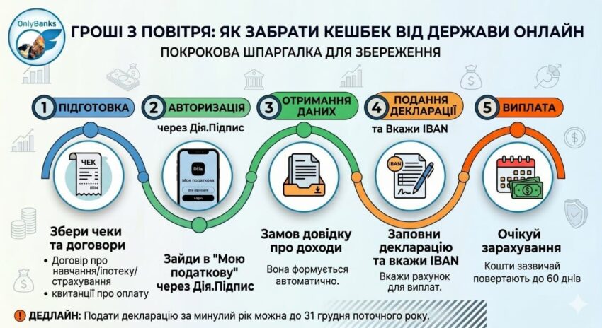 Гроші з повітря: як легально повернути частину податків за навчання, іпотеку чи страхування