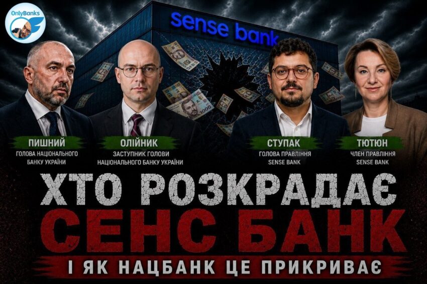 Хто розкрадає Сенс Банк і як Нацбанк це прикриває