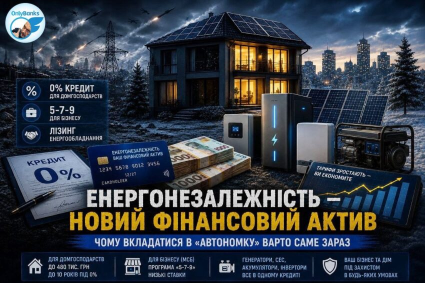 Енергонезалежність як фінансовий актив: чому вкладатися в «автономку» варто саме зараз