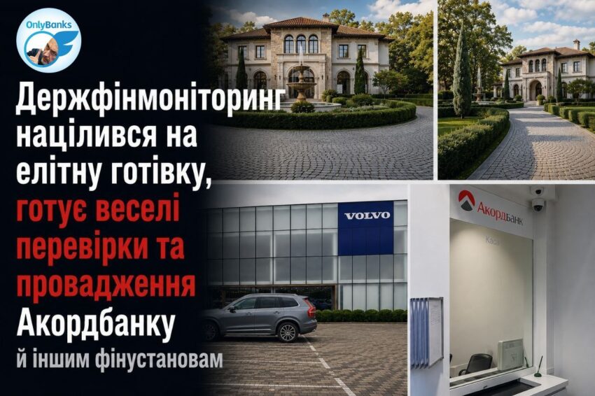 Держфінмоніторинг націлився на елітну готівку, готує веселі перевірки та провадження для Акордбанку й інших фінустанов