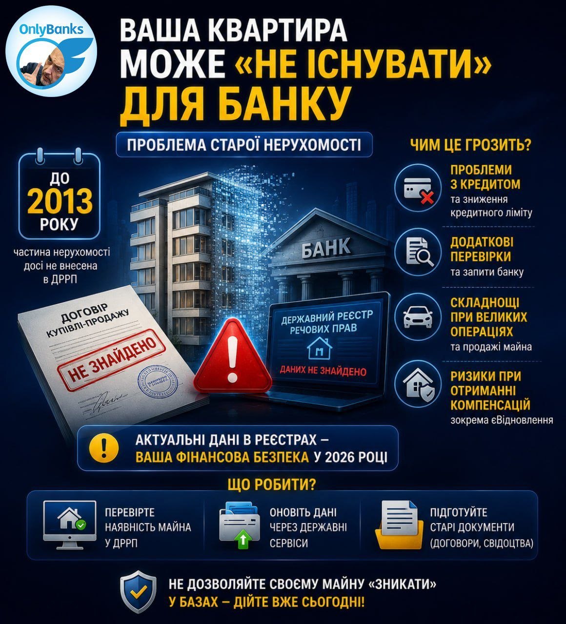 Чому ваша квартира може «зникнути» для банку: що змінилося для власників старої нерухомості