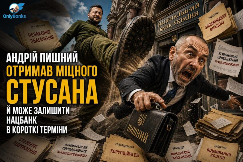 Андрій Пишний отримав міцного стусана й може залишити Нацбанк у короткі терміни