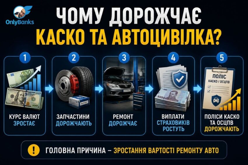 Чому КАСКО та автоцивілка стрімко дорожчають і що взагалі відбувається зі страхуванням в Україні
