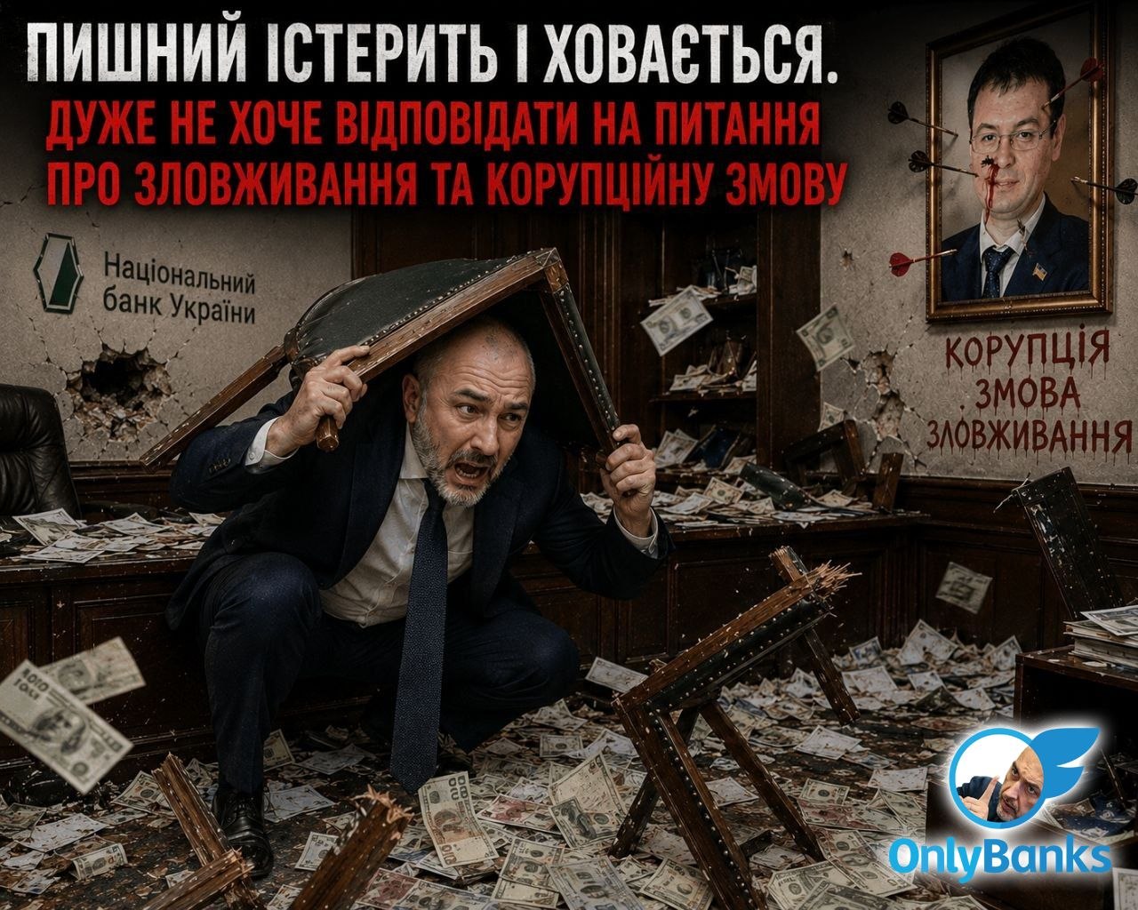 Пишний істерить і ховається.