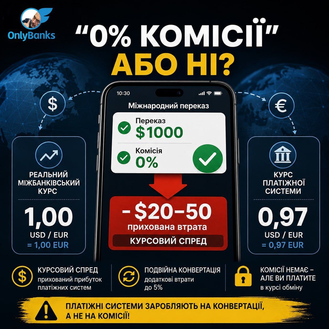 «Безкоштовні» міжнародні перекази: де насправді заробляють платіжні системи?