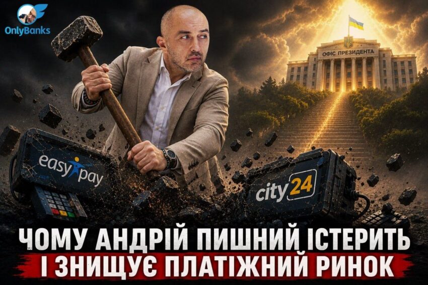 Чому Андрій Пишний істерить і знищує платіжний ринок