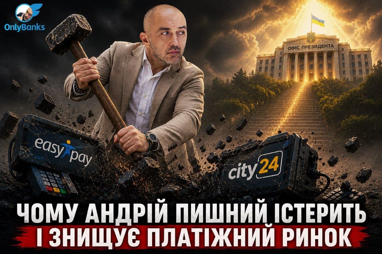 Чому Андрій Пишний істерить і знищує платіжний ринок