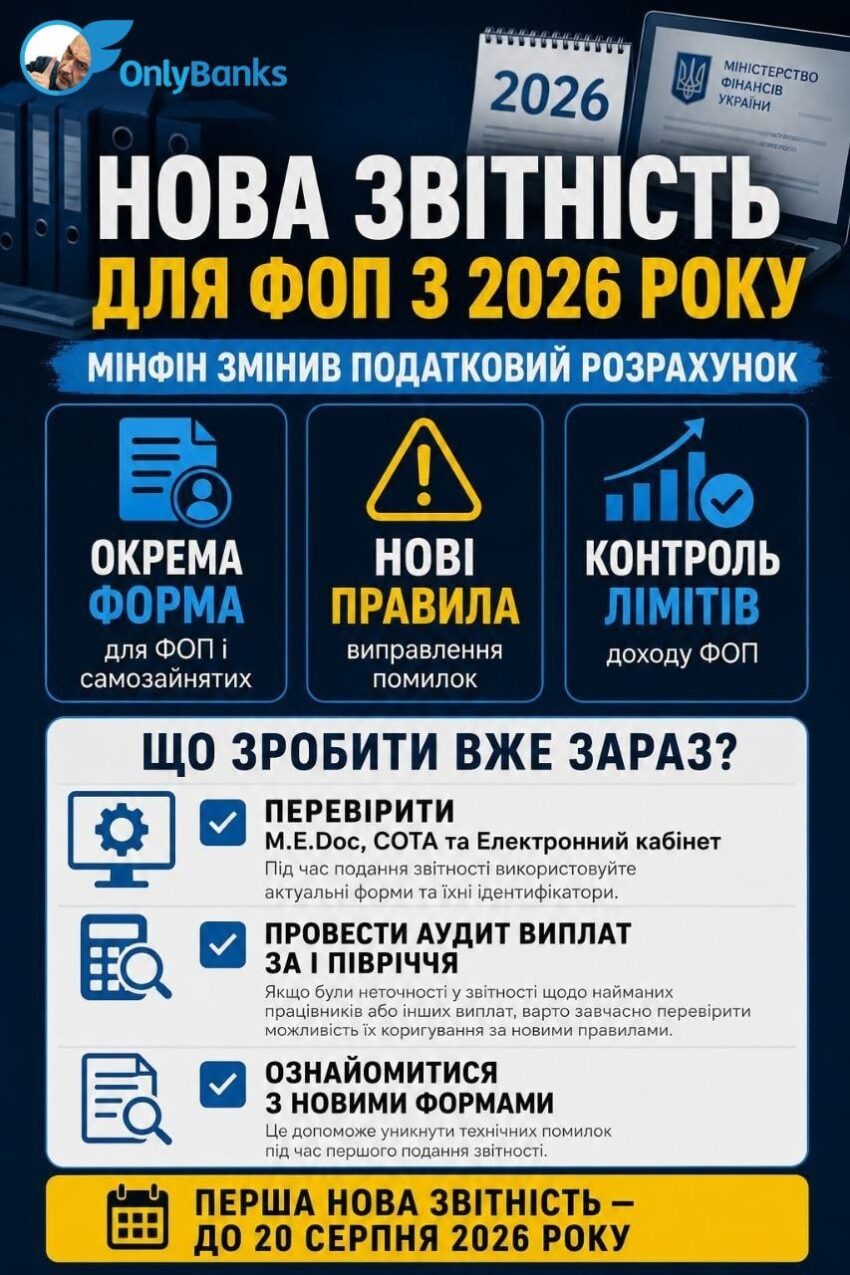 Мінфін змінив зарплатну звітність: для ФОП запровадили окремий податковий розрахунок
