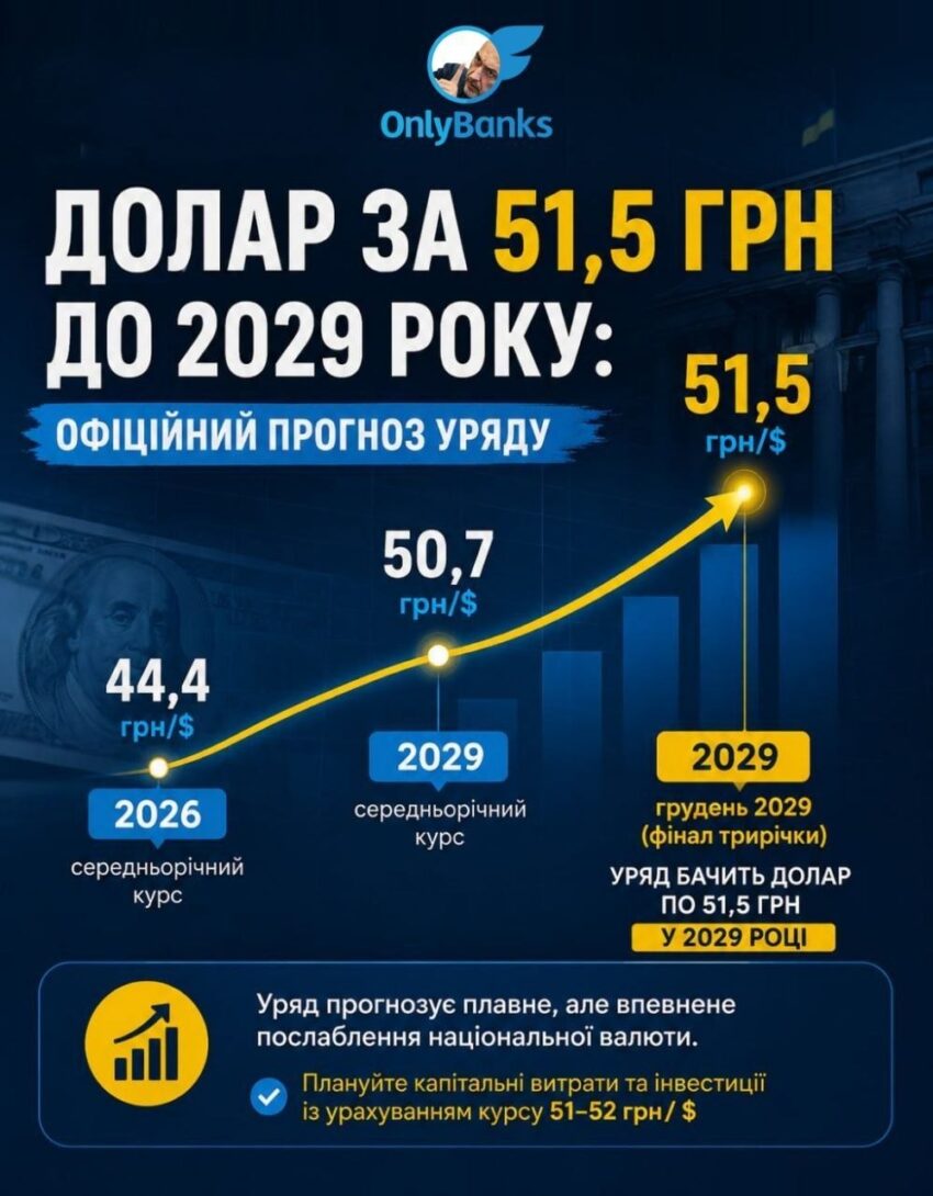 Долар за 51 грн до 2029 року: розбираємо Бюджетну декларацію уряду