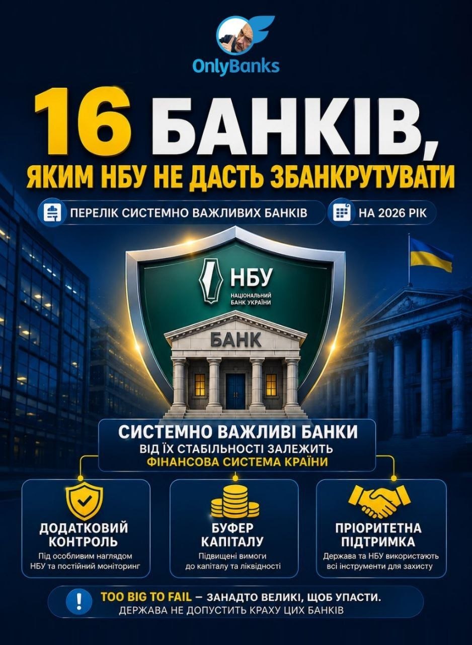 НБУ затвердив список системно важливих банків: що це означає для бізнесу та заощаджень?