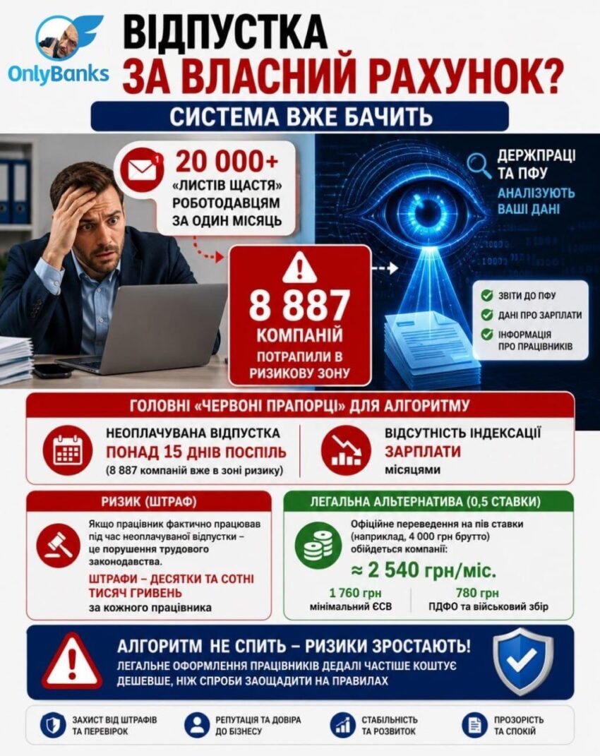 Штраф за алгоритмом: чому «відпустки за власний рахунок» стали найдорожчою помилкою бізнесу