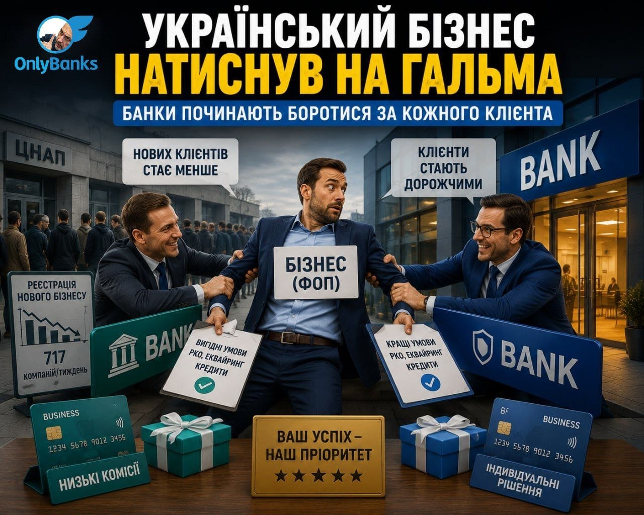 Український бізнес натиснув на гальма.