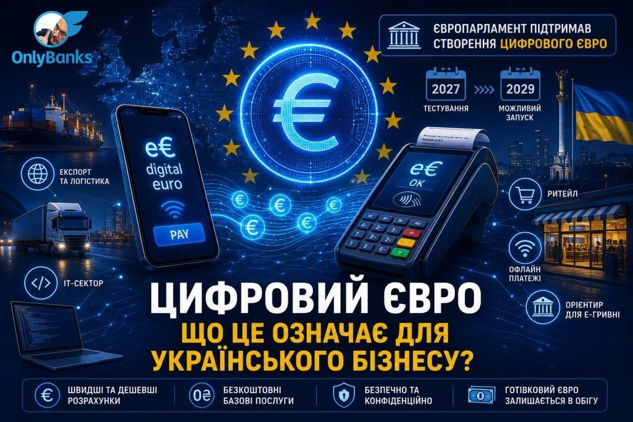 Європарламент підтримав створення цифрового євро (e-euro).