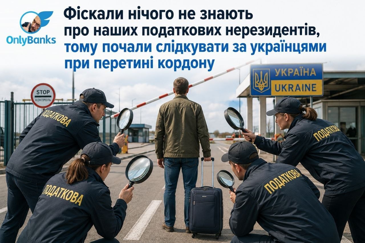Фіскали нічого не знають про наших податкових нерезидентів, тому почали стежити за українцями при перетині кордону