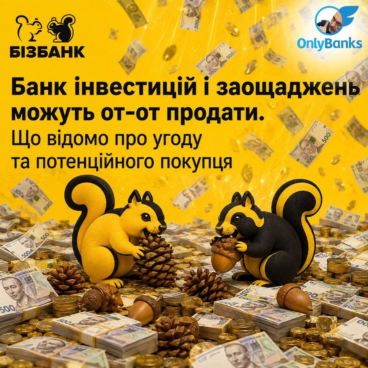 Банк інвестицій і заощаджень можуть от-от продати.