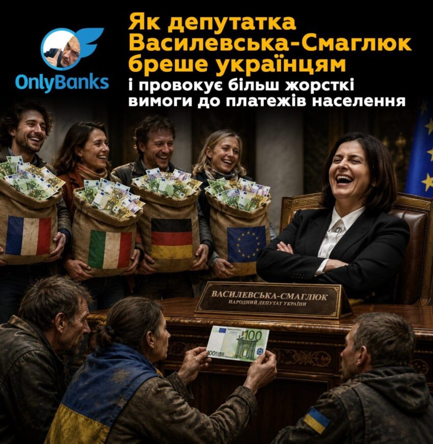 Як депутатка Василевська-Смаглюк бреше українцям і провокує більш жорсткі вимоги до платежів населення