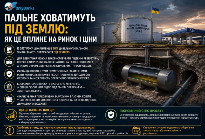 Пальне ховатимуть під землю: як це вплине на ринок і ціни