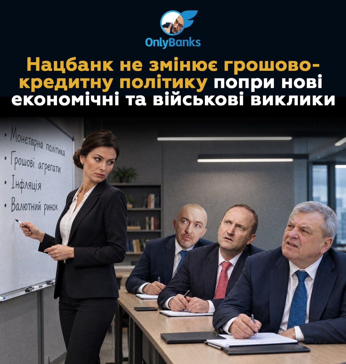 Нацбанк не змінює грошово-кредитну політику попри нові економічні та військові виклики