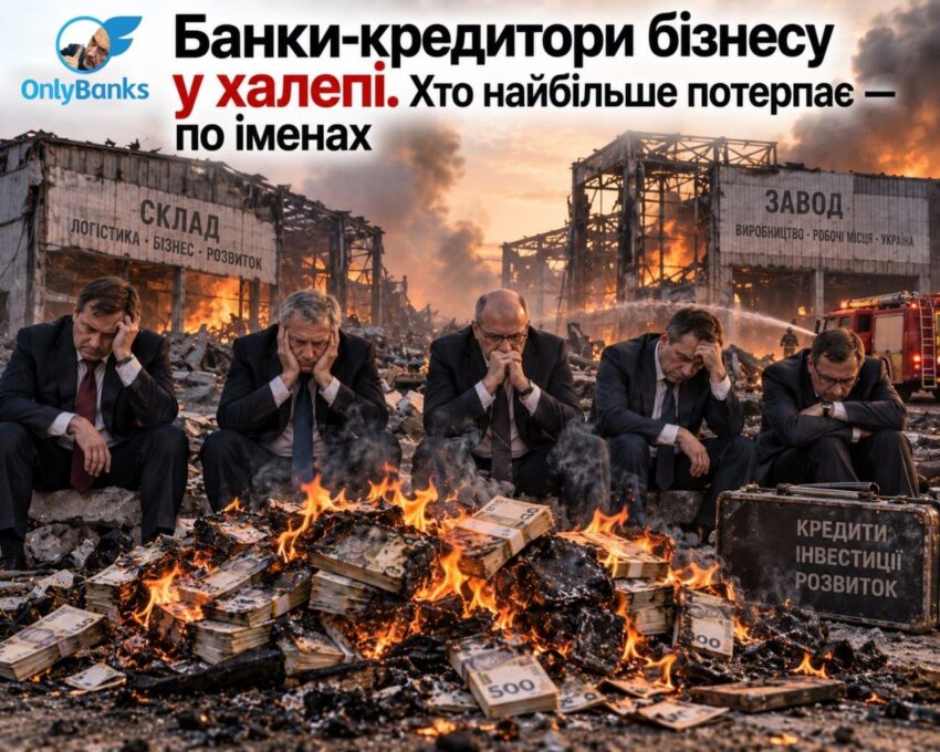 Банки-кредитори бізнесу в халепі.