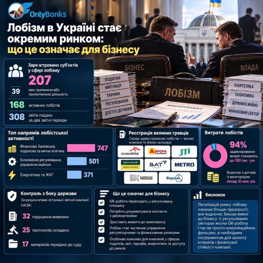 Лобізм в Україні стає окремим ринком: що це означає для бізнесу