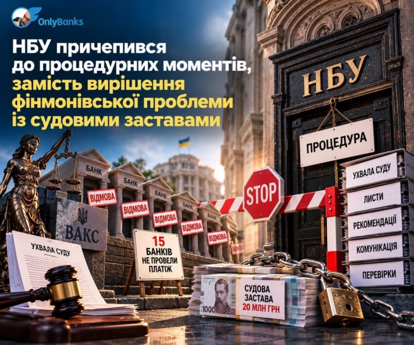 НБУ причепився до процедурних моментів, замість вирішення фінмонівської проблеми із судовими заставами
