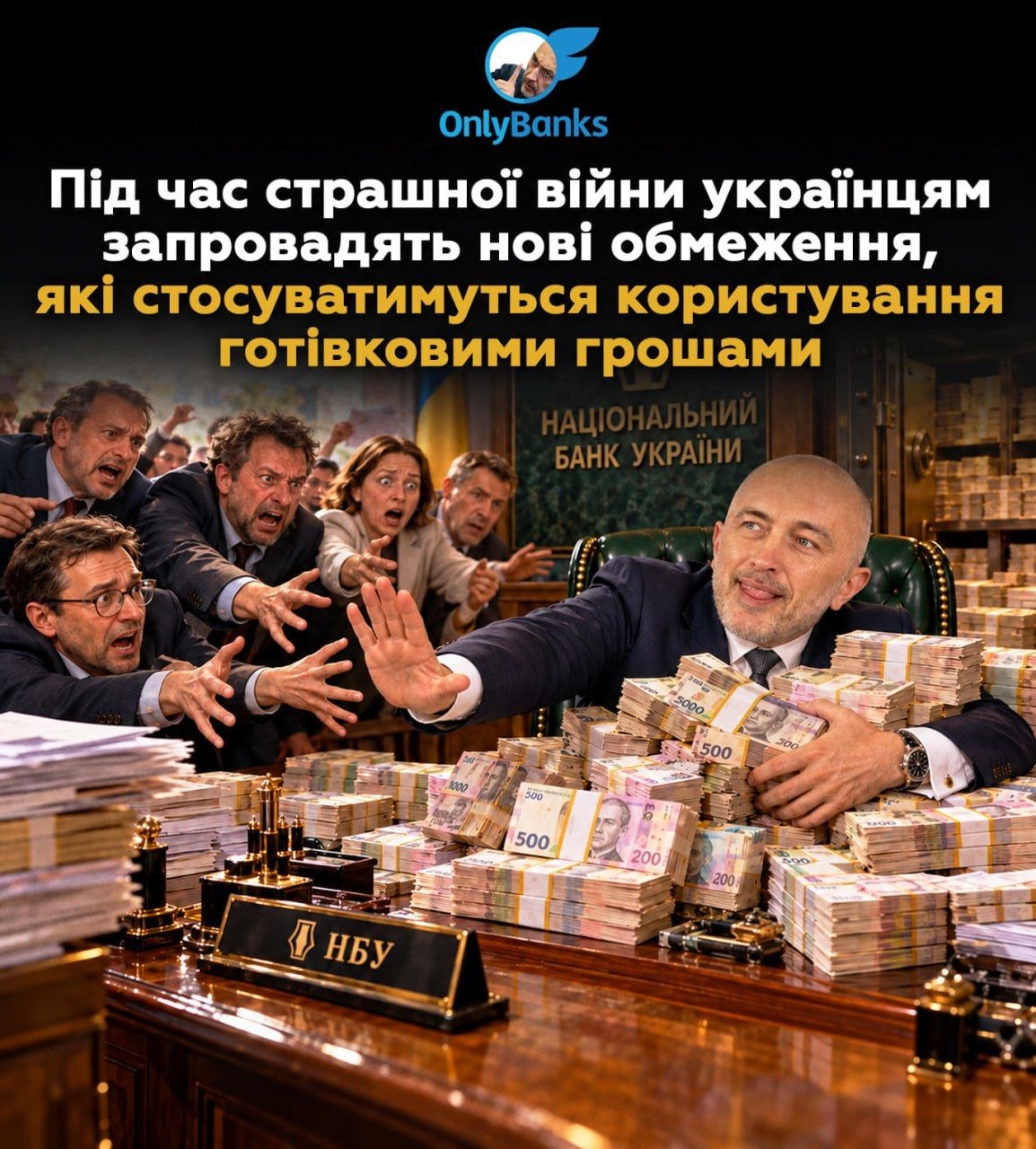 Під час страшної війни українцям запровадять нові обмеження, які стосуватимуться користування готівковими грошами