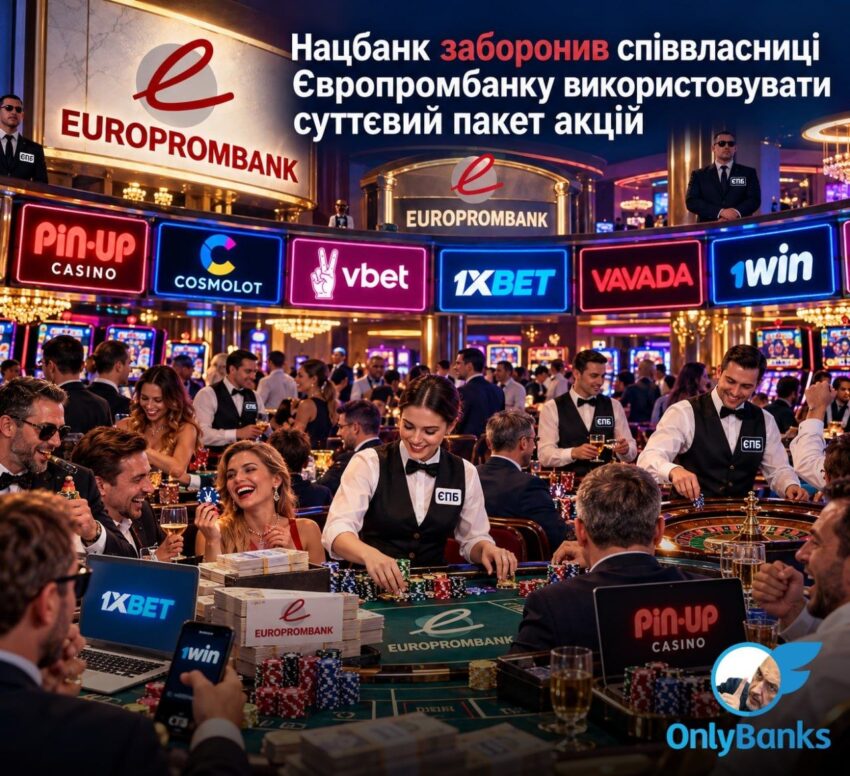 Нацбанк заборонив співвласниці Європромбанку використовувати суттєвий пакет акцій
